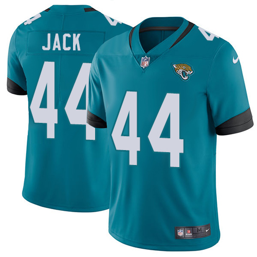 Nike Jacksonville Jaguars #44 Myles Jack Teal Green Alternate Men Stitched NFL Vapor Untouchable Limited Jersey